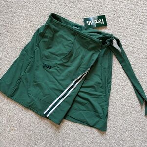 Fore All Green Wrap Skort